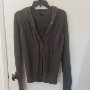 Knot grey-brown sweater